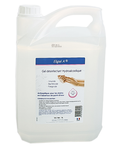 Gel dezinfectant Virucid Hidroalcoolic Antiseptic Eligel A 5L